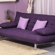 Rozkładana sofa: zdjęcia, rodzaje mechanizmów, materiały obiciowe, design, kolory, kształty-7
