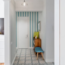 Gạch lát sàn trong hành lang và hành lang: thiết kế, chủng loại, tùy chọn bố trí, màu sắc, sự kết hợp-5