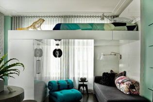 Кревет испод плафона: препоруке за избор, врсте, дизајн, фотографије у разним стиловима
