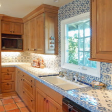 كونترتوب البلاط: الصورة في المطبخ ، الحمام ، الألوان ، التصميم ، الأنماط -5