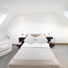 Chambre à coucher avec berceau : design, idées d'aménagement, zonage, éclairage-7