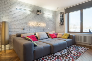 Sofa svetainėje: dizainas, tipai, medžiagos, mechanizmai, formos, spalvos, vietos pasirinkimas