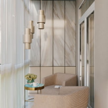 Декориране на балкона с декоративен камък: видове текстура, дизайн, опции за довършителни работи, комбинации-6
