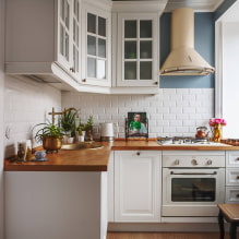 Jaká je nejlepší kuchyňská deska? Typy a vlastnosti, design, fotografie v interiéru-4
