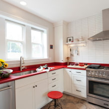 En iyi mutfak tezgahı nedir? Türler ve özellikler, tasarım, iç mekandaki fotoğraf-5