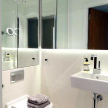 Garderobe på toilettet: design, typer, placeringsmuligheder, foto i interiøret-2