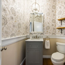 Ντουλάπα στην τουαλέτα: σχεδιασμός, τύποι, επιλογές τοποθεσίας, φωτογραφία στο εσωτερικό-7