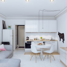 Studijos tipo apartamentų dizainas 25 kv. m. - interjero nuotraukos, projektai, išdėstymo taisyklės-7