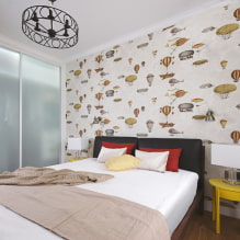 Dulap glisant în dormitor: design, opțiuni de umplere, culori, forme, locație în cameră-4