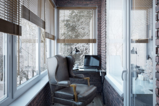 Bagaimana untuk melengkapkan pejabat di balkoni atau loggia di apartmen?