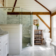 Vonios kambario dizainas pagal Provence-3 stilių