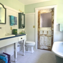 Vannas istabas dizains Provence-4 stilā