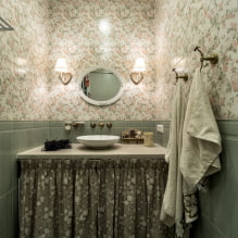 Kylpyhuoneen suunnittelu Provence-tyylillä-6