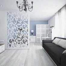 Apartmán 40 m2 m. - moderní designové nápady, zónování, fotografie v interiéru-0