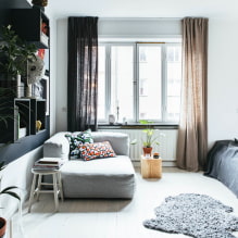 Design appartamento 35 mq. m. - foto, zonizzazione, idee di interior design-1