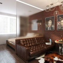 Appartement design 45 m². m. - idées d'agencement, photo à l'intérieur-7