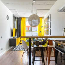Appartement design 60 m². m. - idées pour aménager 1,2,3,4-chambre et studios-6