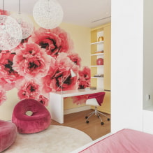 Δωμάτιο για μια έφηβη: επιλογή χρώματος, στυλ, ιδέες διακόσμησης, χωροθέτηση, διακόσμηση-2
