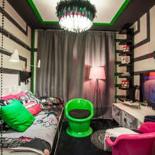 Kamer voor een tienermeisje: kleurkeuze, stijl, decoratie-ideeën, zonering, decor-6