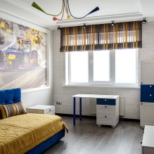Εσωτερικό δωματίου για ένα έφηβο αγόρι: χωροθέτηση, επιλογή χρώματος, στιλ, έπιπλα και διακόσμηση-6