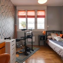Interiér místnosti pro dospívajícího chlapce: zónování, výběr barvy, stylu, nábytku a výzdoby-7