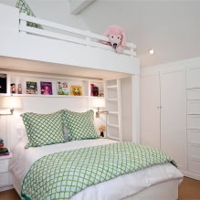 Kinderkamer in wit: combinaties, stijlkeuze, decoratie, meubels en decor-0