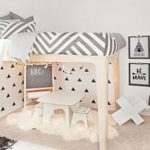 Kinderkamer in wit: combinaties, stijlkeuze, decoratie, meubels en decor-2