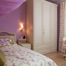 Chambre d'enfant lilas et violet: caractéristiques et astuces de conception-1