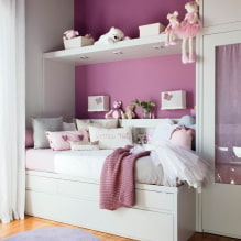 Lila ja violetti lastenhuone: ominaisuudet ja suunnitteluvihjeet-4