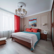 Disseny de dormitori 14 m² m. - dissenys, disposició de mobles, idees d'arranjament, estils-4