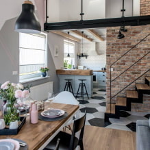 Дуплекс апартаменти: оформления, идеи за подреждане, стилове, дизайн на стълбище-0