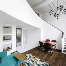 Дуплекс апартаменти: оформления, идеи за подреждане, стилове, дизайн на стълби-1