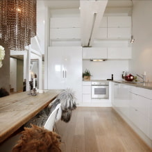 Mutfağın iç kısmındaki İskandinav tarzı: rahat bir tasarım yaratmak-3