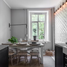 Skandinavisk stil i det indre af køkkenet: skab et hyggeligt design-8