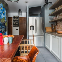 Sådan dekorerer du et køkken i loft-stil - en detaljeret designguide-4