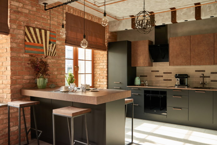Как да украсим кухня в стил таванско помещение - подробно ръководство за дизайн