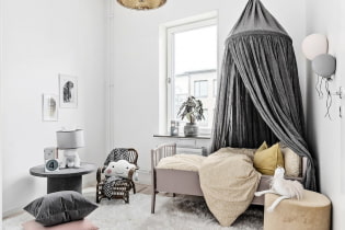 Skandinaviško stiliaus vaikų kambarys: būdingi bruožai, dizaino idėjos