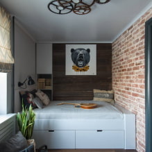 Viver d'estil loft: característiques de disseny, foto a l'interior de l'habitació-1