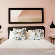 غرفة نوم وردية: ميزات التصميم ، مجموعات جميلة ، صور حقيقية -4