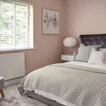 Lyserødt soveværelse: designfunktioner, smukke kombinationer, ægte fotos-5
