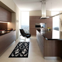 Bucătării moderne: caracteristici de design, finisaje și mobilier-2