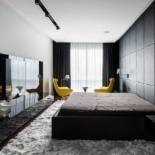 Slaapkamerontwerp 17 m² m. - lay-outs, ontwerpkenmerken-7