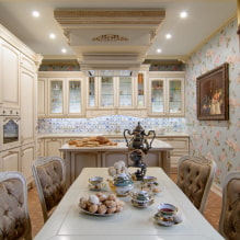 Kombine bir mutfak-yemek-oturma odası tasarımı: en iyi fikirler ve fotoğraflar-8
