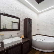 Bồn tắm góc trong nội thất: ưu và nhược điểm, ví dụ thiết kế-5