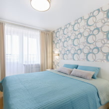 Slaapkamer in blauwe tinten: ontwerpkenmerken, kleurencombinaties, ontwerpideeën-6