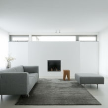 Obývací pokoj ve stylu minimalismu: designové tipy, fotografie v interiéru-3