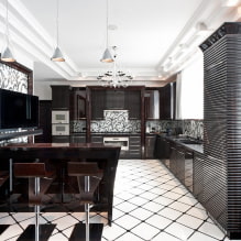 Kuchyňa v štýle Art Deco: dizajnové prvky, skutočné príklady dizajnu-1