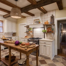 Keuken in landelijke stijl: kenmerken, ideeën voor thuis en appartement-0