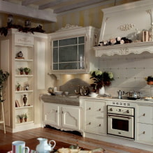 Kuchyňa vo vidieckom štýle: funkcie, nápady pre domácnosť a byt-3