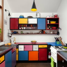 Hvad er den bedste farve til køkkenet? Designtips, ideer og fotos. -7